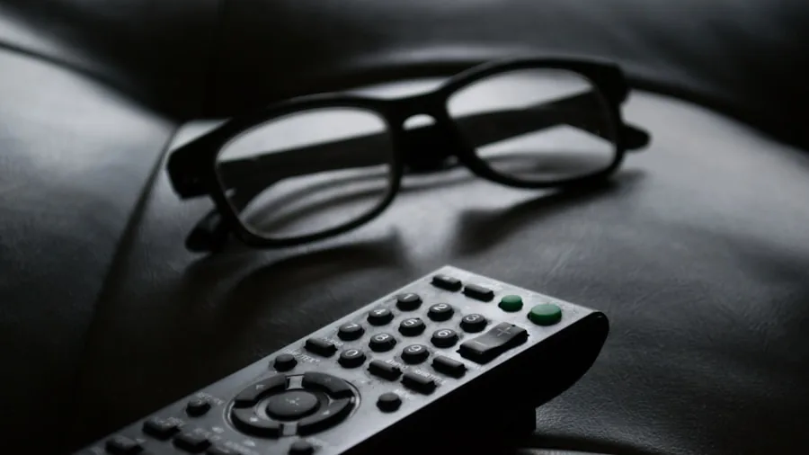 3D glasses television remote