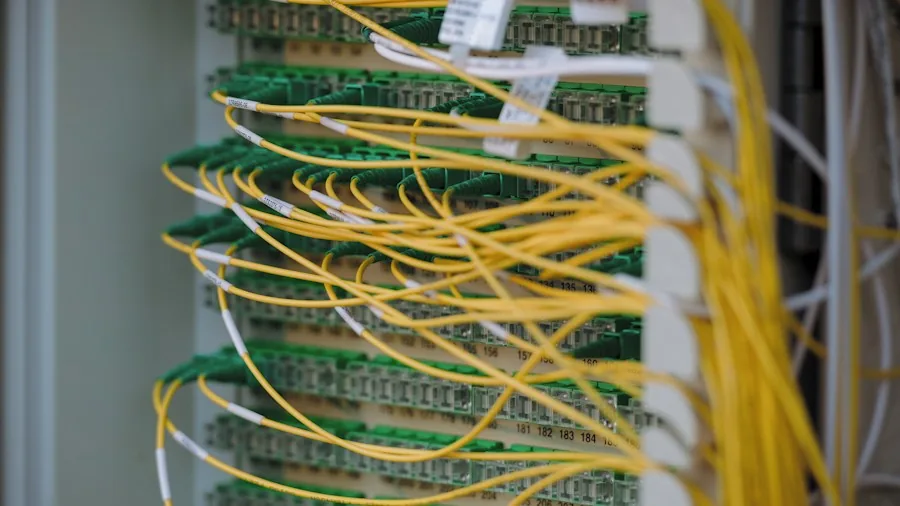AI technology server room