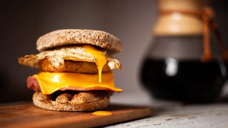 Virginia Beach Coffee Roaster Opens First Full Kitchen Cafe What Shoppers Need to Know 3 artisan breakfast sandwich food photography
