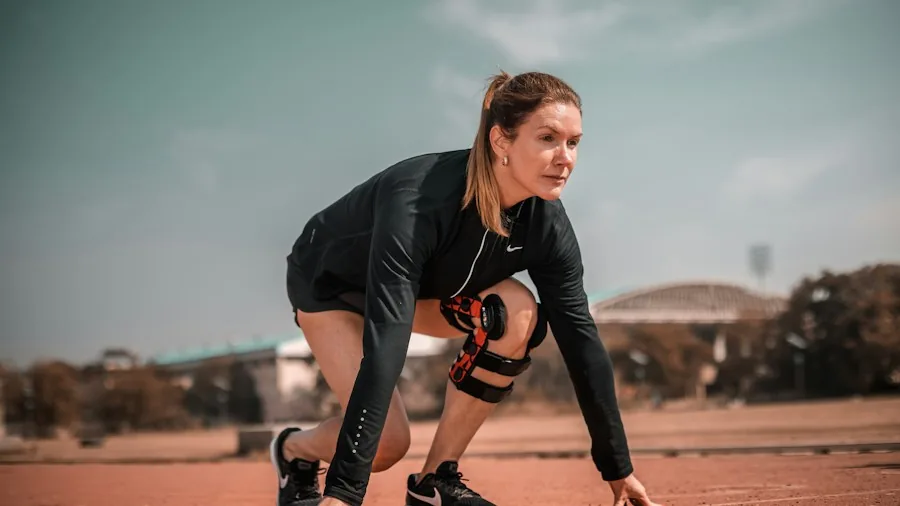 athlete stretching recovery routine