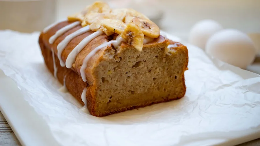 banana bread desserts coffee