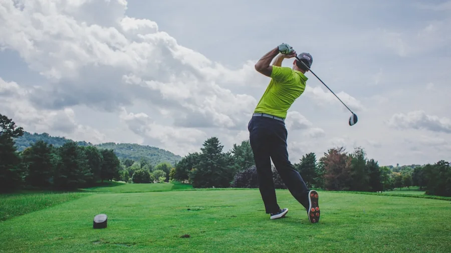 The %product_count% Best Golf Balls 4 Beginner golfer practicing swing on golf course during daytime