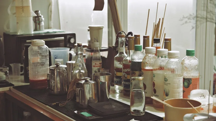cafe barista workspace