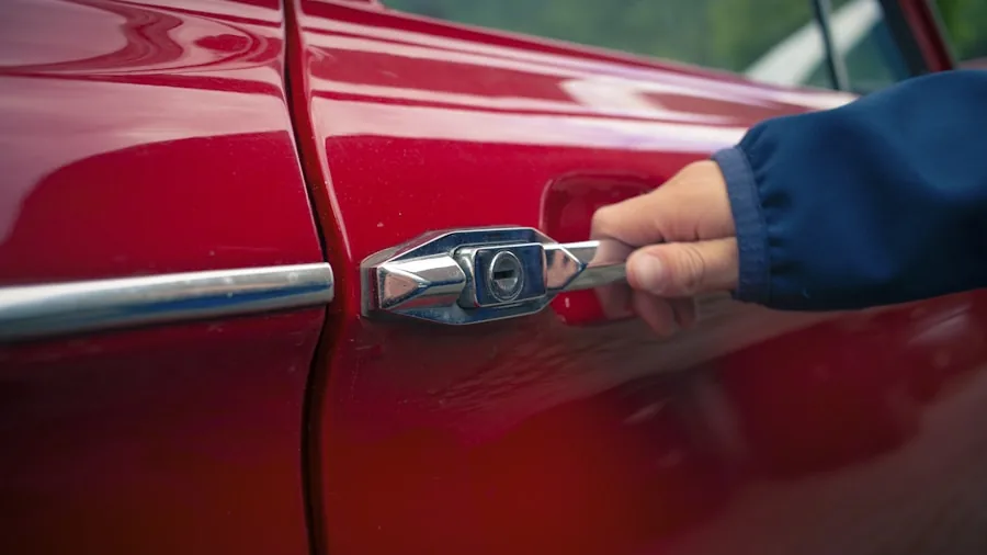 car door lock mechanism