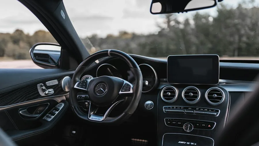 car interior dashboard technology