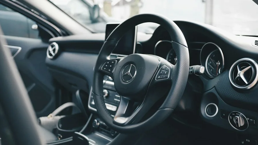 clean car interior detail