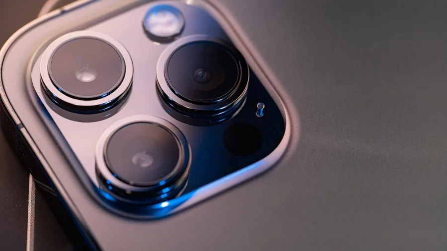 The %product_count% Best iPhone Cases 3 Close-up of smartphone camera lens showing protective design and durability features