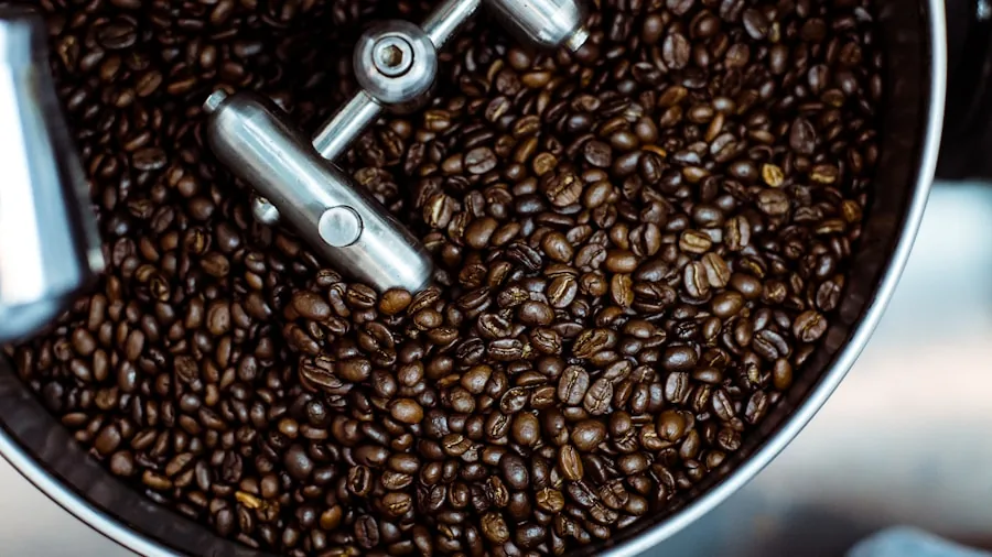 coffee beans roasting process