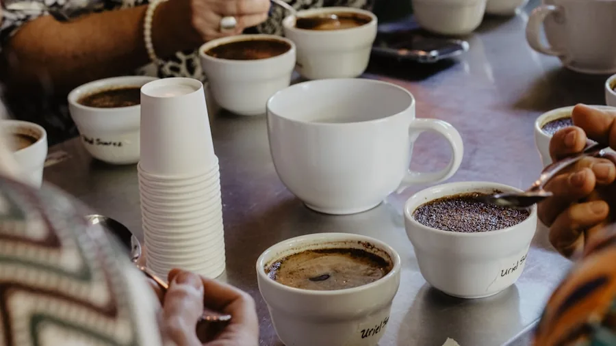 coffee cupping tasting sensory