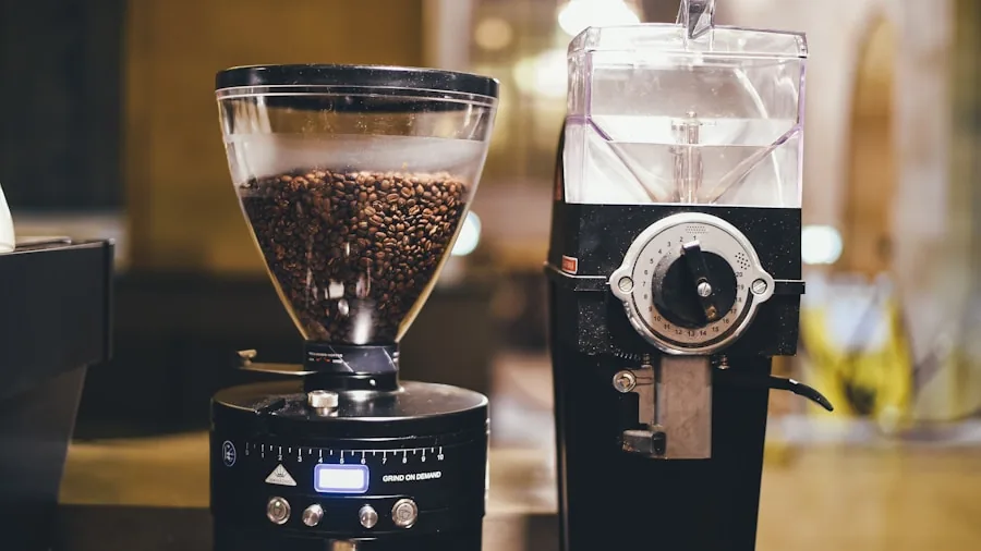 coffee grinding and preparation