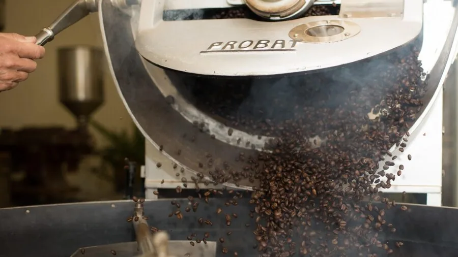 coffee roastery production floor
