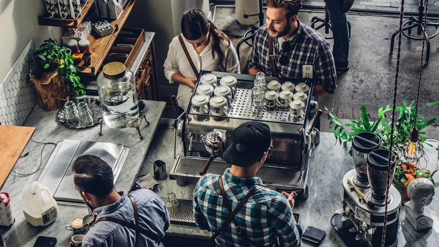 coffee shop community event