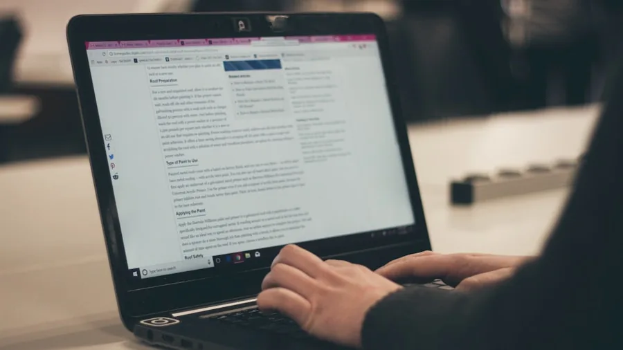 MacBook Buying Guide for Students: Which Model Fits Your Major 2 college student typing essay focused