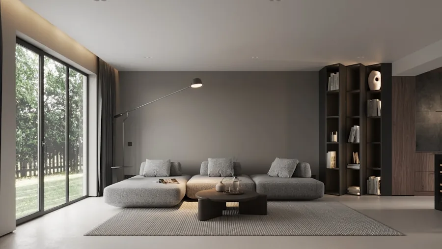 The 12 Best Table Lamps 5 Contemporary living room with styled furniture and lighting fixtures showcasing modern home decor aesthetic
