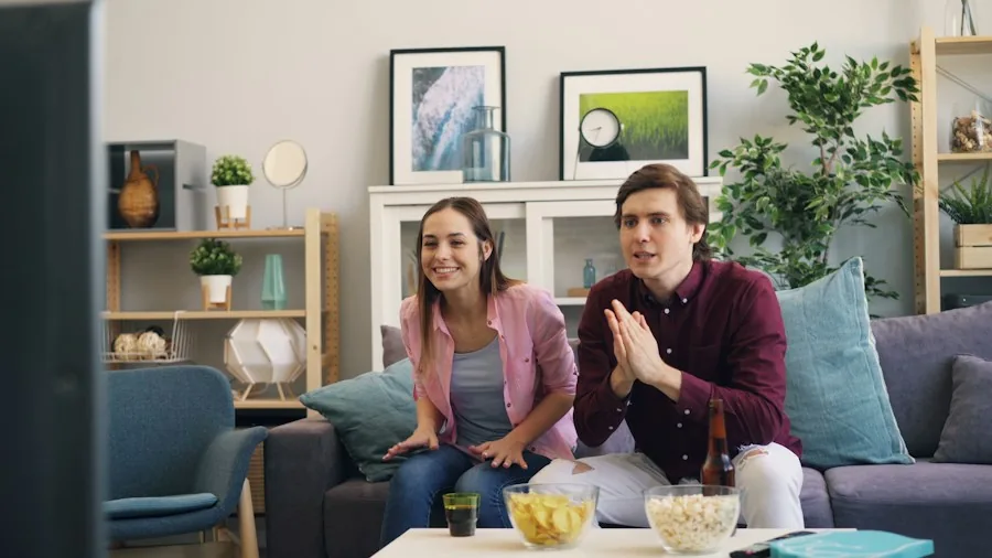 Apple TV Thriller Last Seen Sparks Streaming Recommendations for TV Fans 2 couple enjoying comedy television series