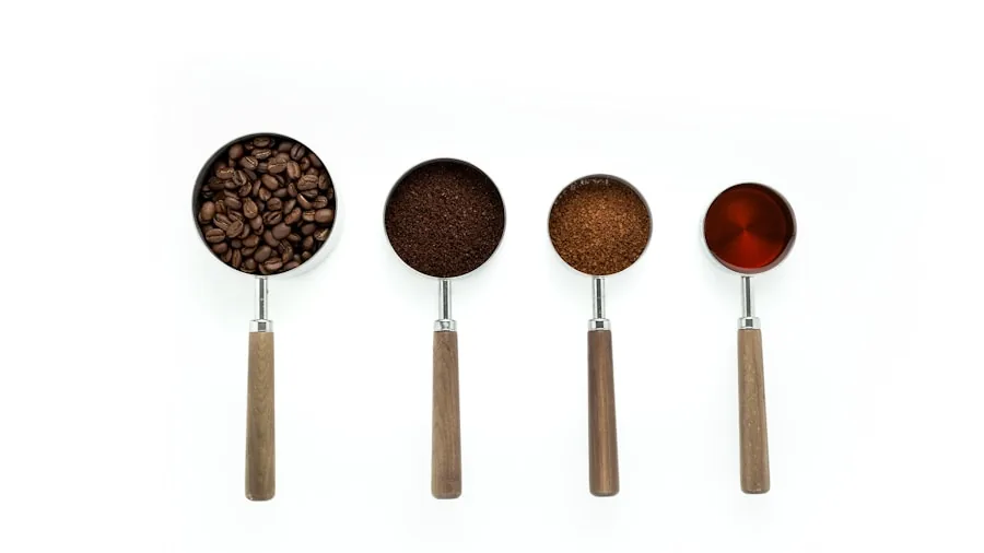 cup of coffee measuring portions