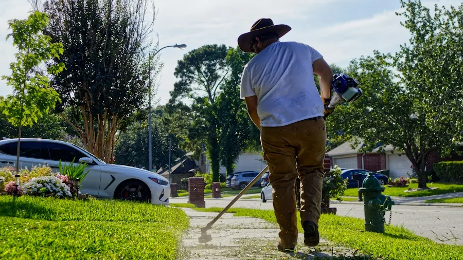 Mowing Your Neighbor's Lawn Without Permission: Legal Risks Every Homeowner Should Know 3 elderly homeowner yard maintenance