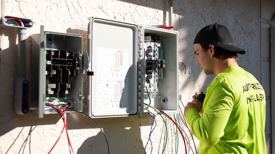 electrical repair workshop cord testing