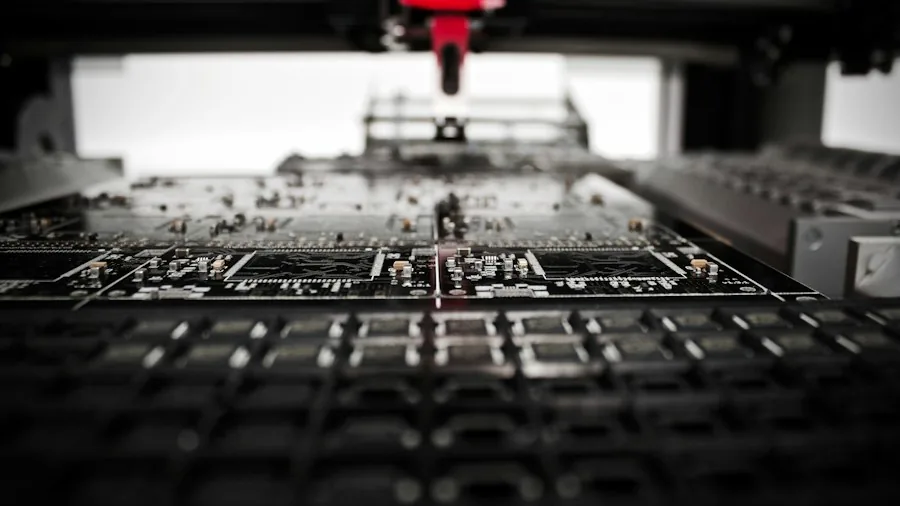 factory manufacturing electronics production