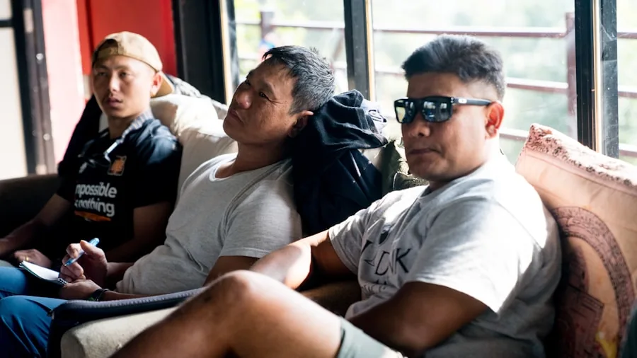 family watching 3D movies with glasses
