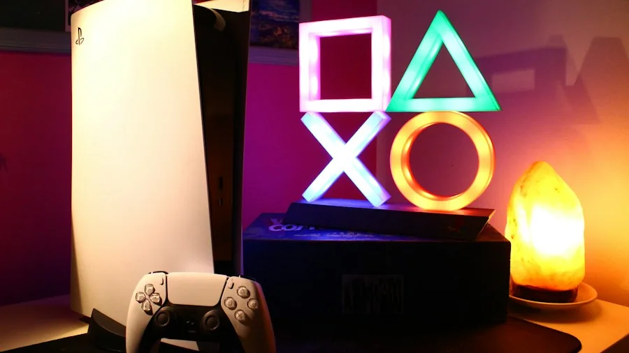 gaming console docked display setup