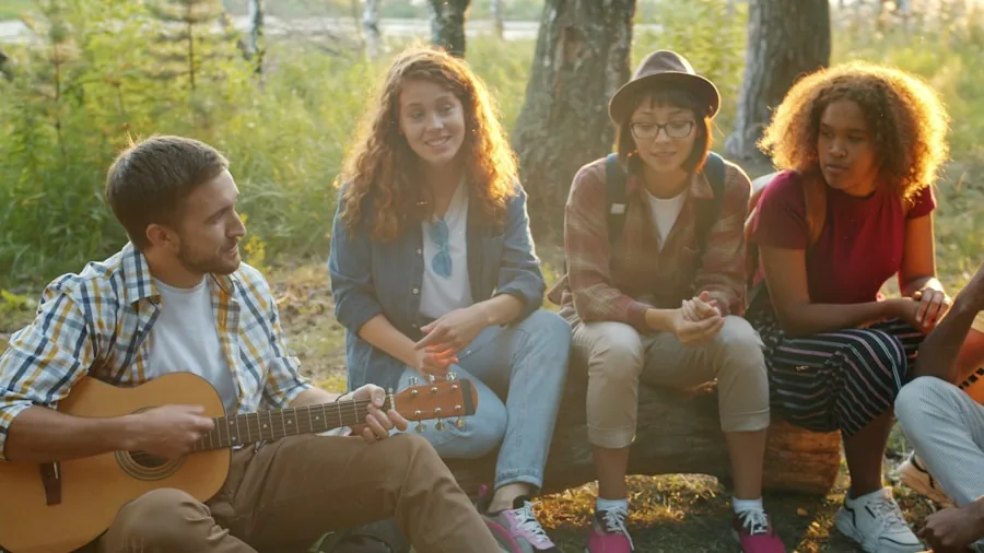 The %product_count% Best Bluetooth Speakers 2 Group of people enjoying music together outdoors in natural setting