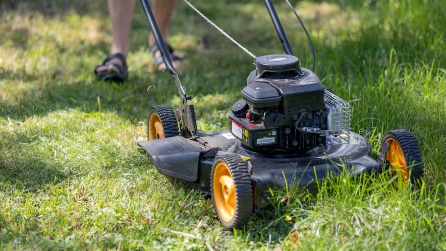 5 Essential Lawn Mower Maintenance Tips to Keep Your Equipment Running Strong 3 hands lubricate mower parts