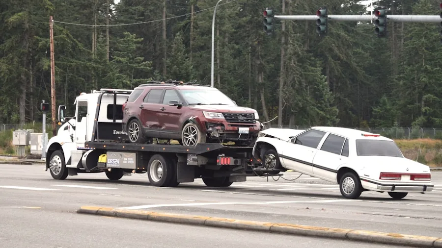 heavy pickup truck towing