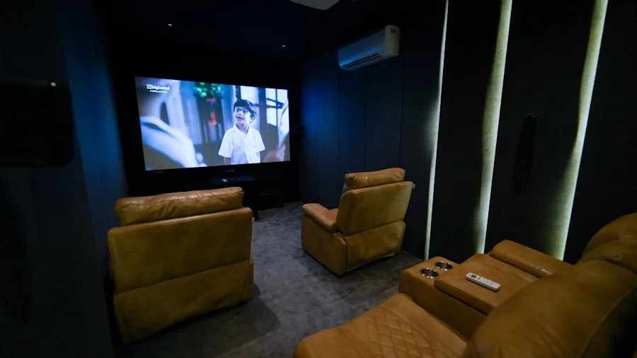 home cinema setup luxury display