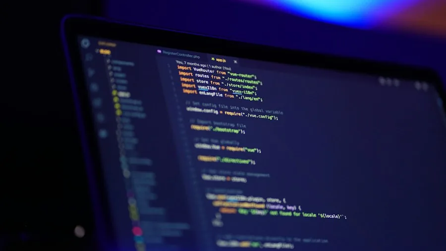 laptop code developer programming