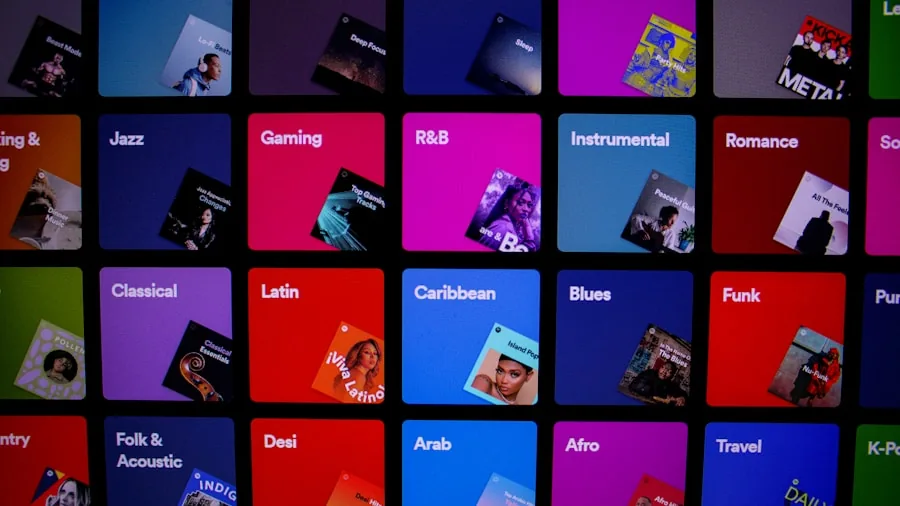 Spotify Finally Arrives on Smart TV Apps: What Shoppers Should Know 2 large TV screen music playlist