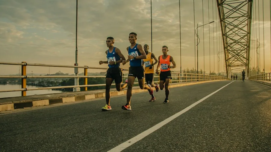 marathon runner training schedule planning