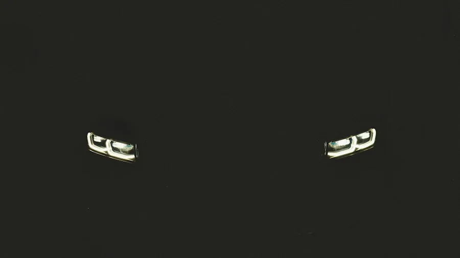 modern car headlights LED design