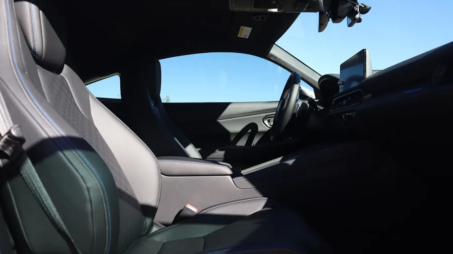 modern hybrid hatchback coupe interior