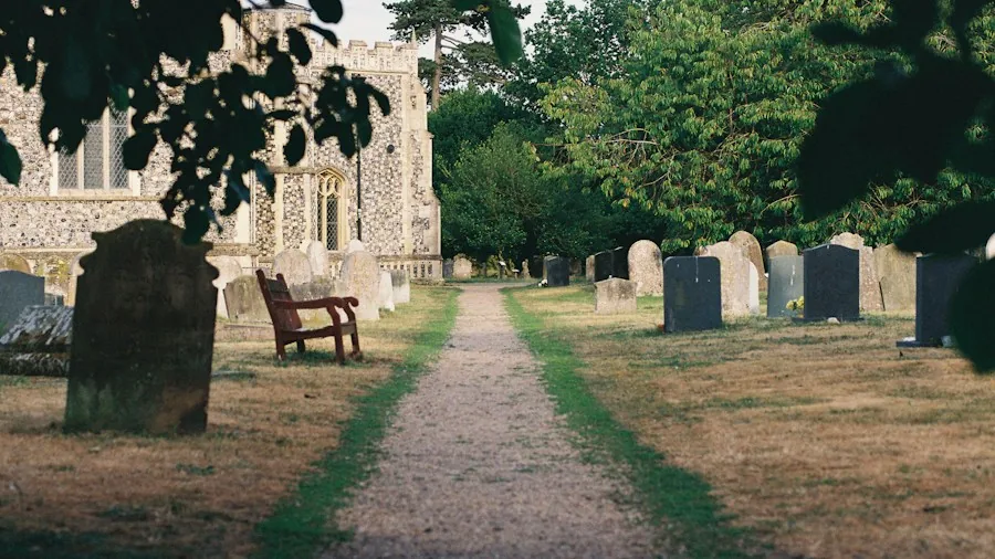 Cemetery Hiking Trend Takes Off: What Shoppers Need to Know About This Growing Outdoor Movement 2 old graveyard nature path
