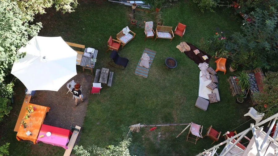 Drew Barrymore's Walmart Garden Collection Goes on Sale: What Shoppers Need to Know 3 outdoor dining setup backyard