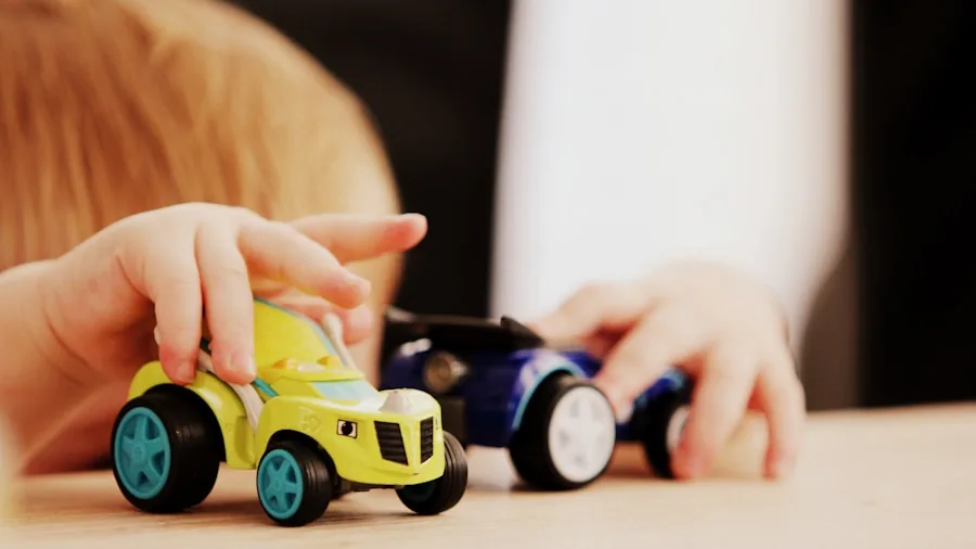 The %product_count% Best Balance Bikes 6 Parent and child assembling a toy together on wooden floor, focusing on hands and simple tools