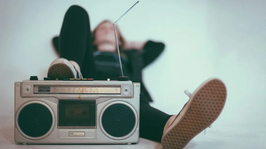 people listening to music speaker relaxing