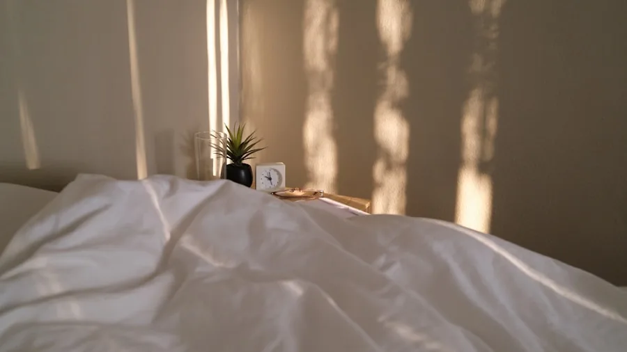 The %product_count% Best Light Therapy Lamps 3 Person adjusting lamp brightness during morning routine in bright bedroom