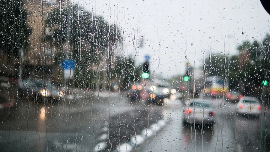 The %product_count% Best Windshield Wipers 6 Person checking windshield wipers during rainy weather to maintain vehicle safety and visibility
