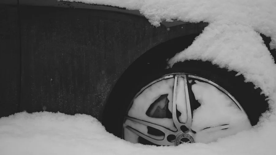 The %product_count% Best Tire Shines 3 Person cleaning vehicle tire in outdoor driveway setting during sunny weather conditions