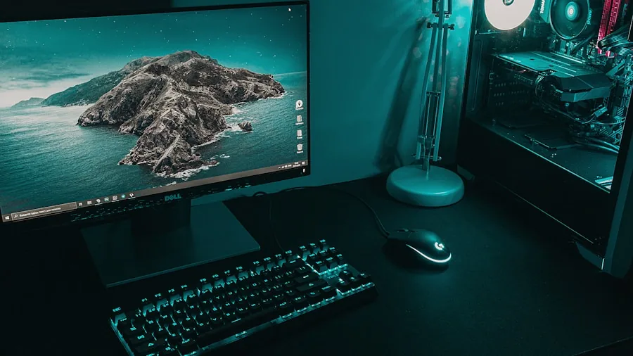 The %product_count% Best Mouse for Gaming 2 Person concentrated on gaming at computer desk with gaming equipment