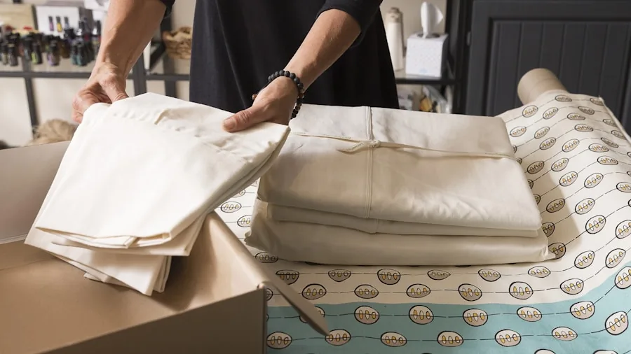 The 13 Best Mattresses 4 Person evaluating mattress options while shopping for affordable bedding in store