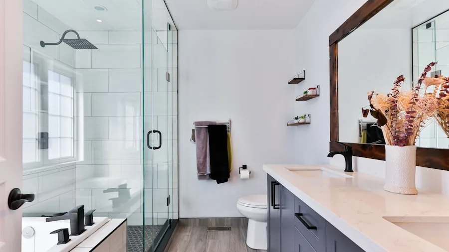 The 11 Best Bidets 4 Person examining bathroom fixtures and materials during home renovation planning