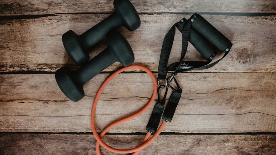 The %product_count% Best Dumbbells 4 Person exercising with dumbbells in home gym environment showing fitness progression journey