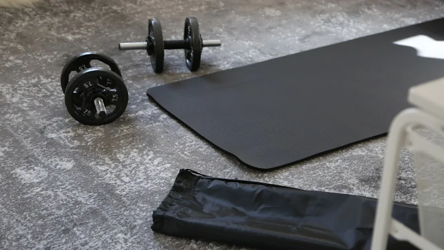 The %product_count% Best Kettlebells 5 Person exercising with kettlebell in compact home gym space