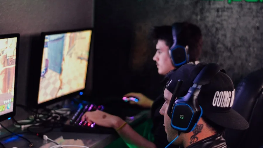 The %product_count% Best Mechanical Keyboards 5 Person gaming at desk with mechanical keyboard during intense competitive gameplay session