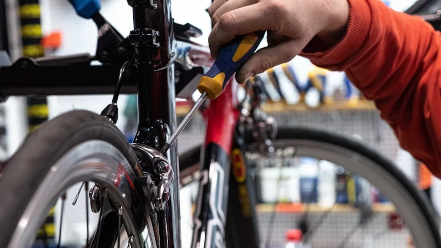The %product_count% Best Bike Locks 3 Person locking bicycle to outdoor metal rack with chain lock in urban setting