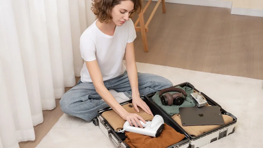 The %product_count% Best Packing Cubes 4 Person organizing clothes and items in a suitcase while preparing for a trip