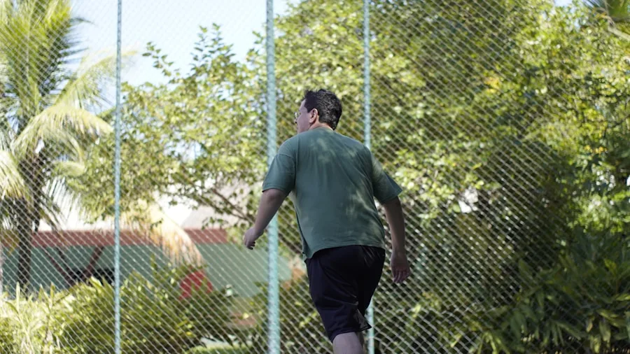 The %product_count% Best Pickleball Paddles 6 Person playing pickleball on outdoor court in casual athletic wear during daytime